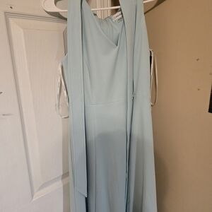 Calvin Klein Soft Blue Maxi Dress